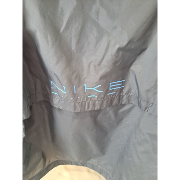 Nike Y2K 2000s Hex Nylon Paneled Half Zip Pullover 2 Pc Track Suit Gray M Men's - Picture 7 of 14